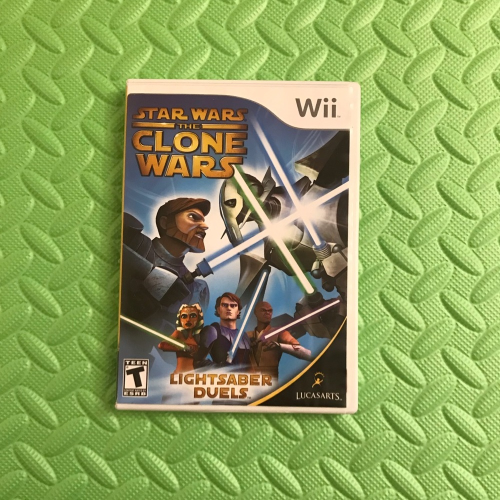 STAR WARS THE CLONE WARS NINTENDO WII GAME